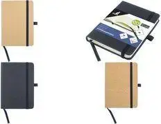 Notebook Kangaro K-552321, cork cover, A6, 96 ruled pages, 80 g/m² chamois paper, PU hardcover