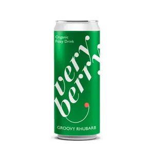 Carbonated Drink Very Berry Groovy Rhubarb can 0.33 L (deposit)