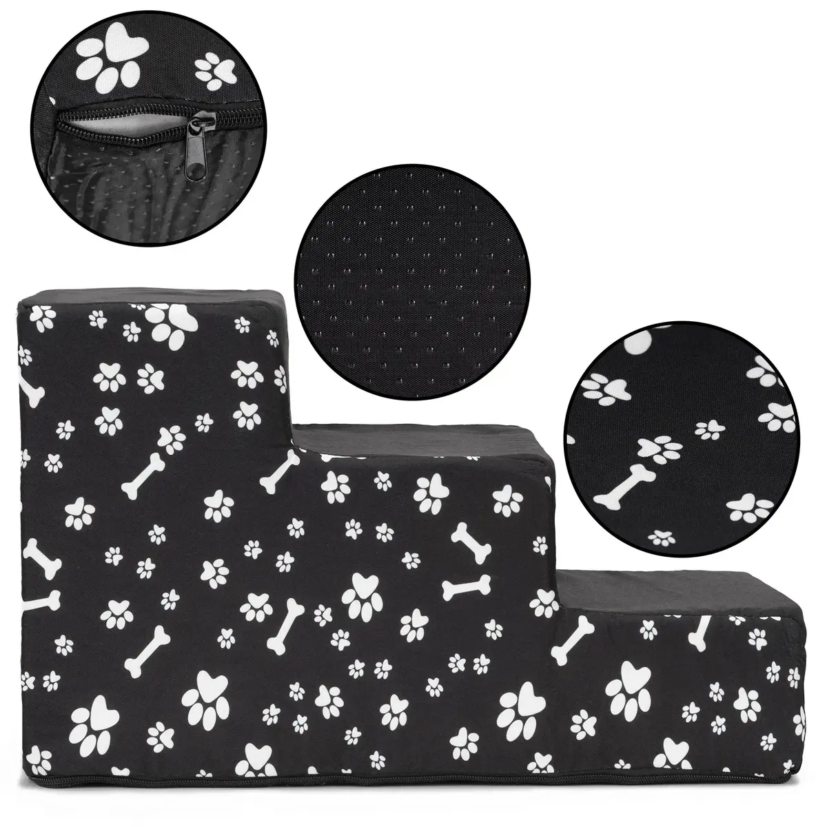 Dog steps Springos PA0340 3-step pet stairs Photo 10