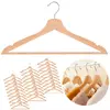 Wooden hangers Springos HG0086 — set of 30 Photo 3