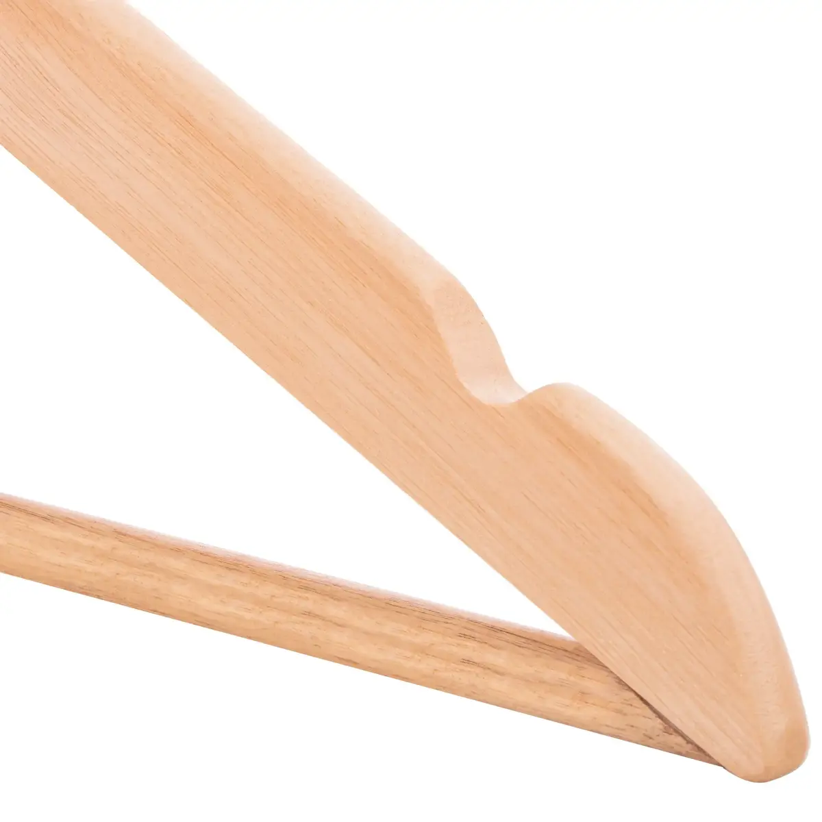 Wooden hangers Springos HG0086 — set of 30 Photo 9