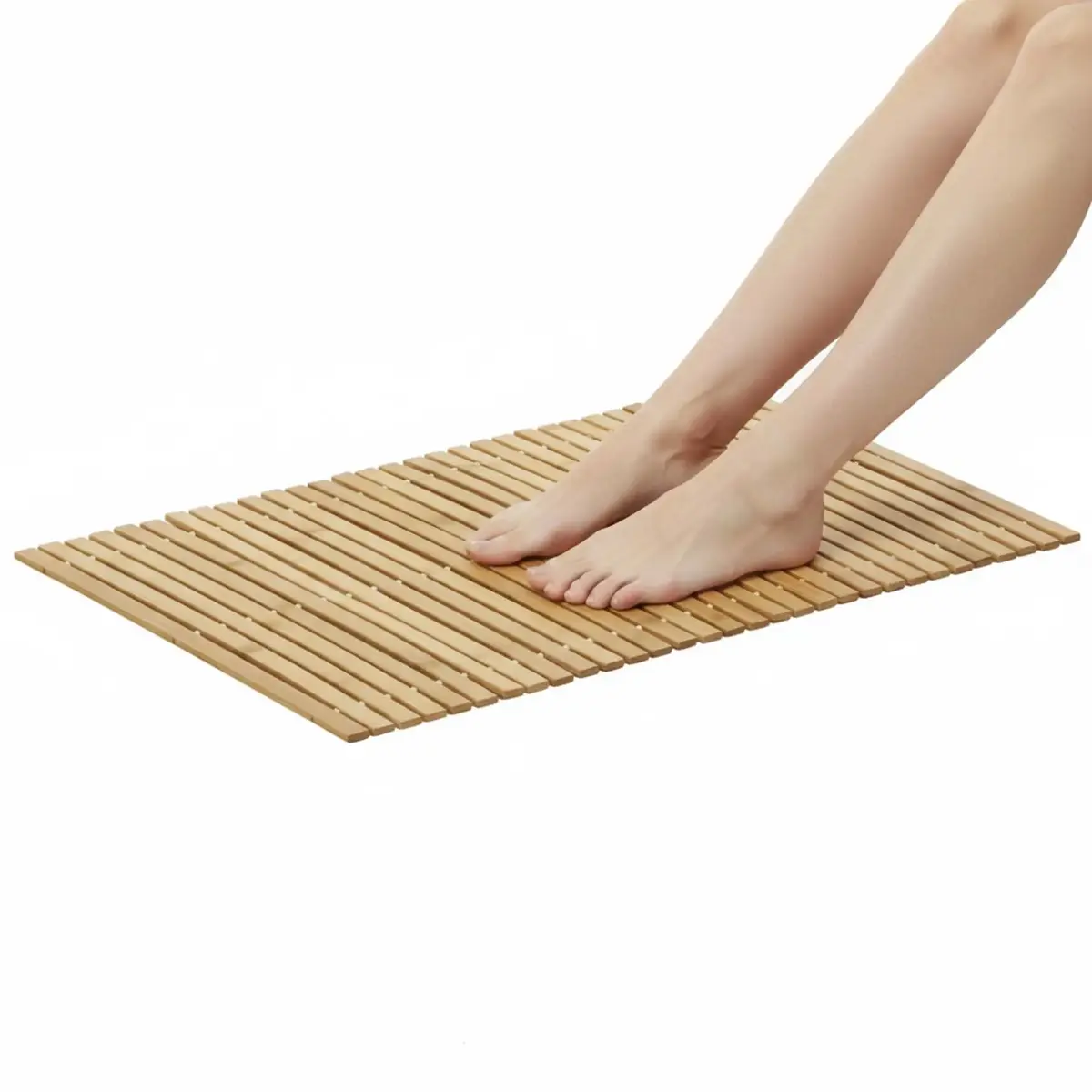 Springos HA7531 bamboo bath mat 80x50 cm Photo 2