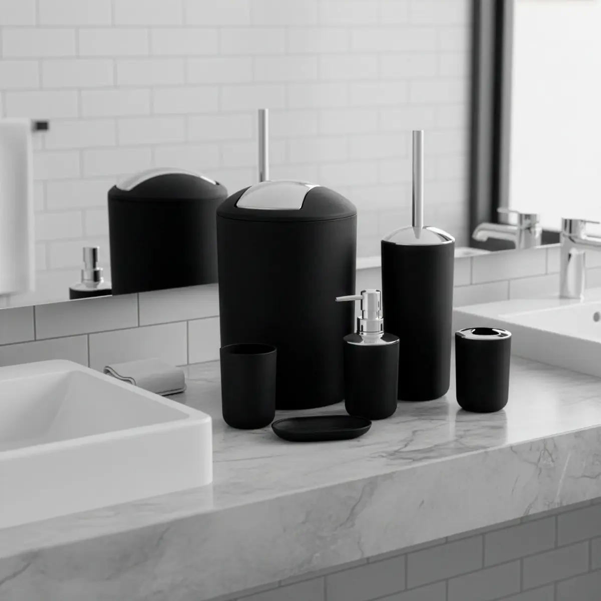 Springos HA1111 6-piece bathroom accessory set Photo 8