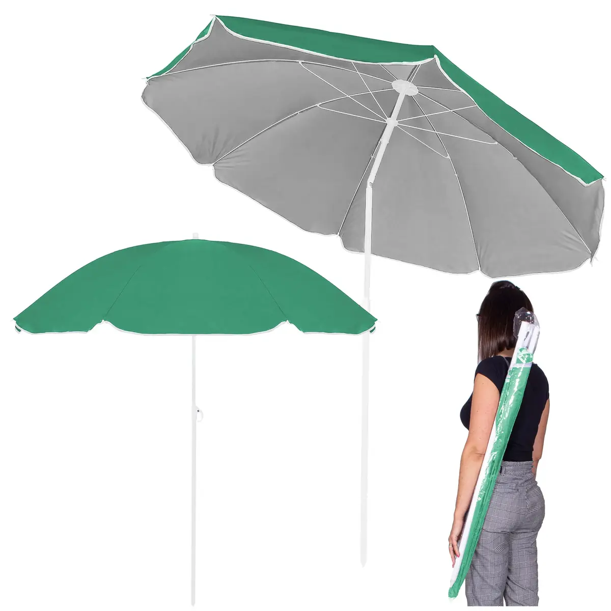 Beach umbrella Springos BU0025 160 cm Photo 5