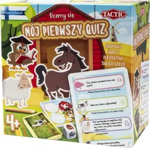 Board Game TACTIC — Uczmy się: Mój pierwszy quiz (children’s quiz game)