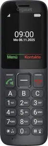 Беспроводной телефон Gigaset Comfort 600 SIM с 2.4" (6,1 см) дисплеем, Single SIM, Bluetooth, аккумулятор 1000 мА·ч, черно‑серый
