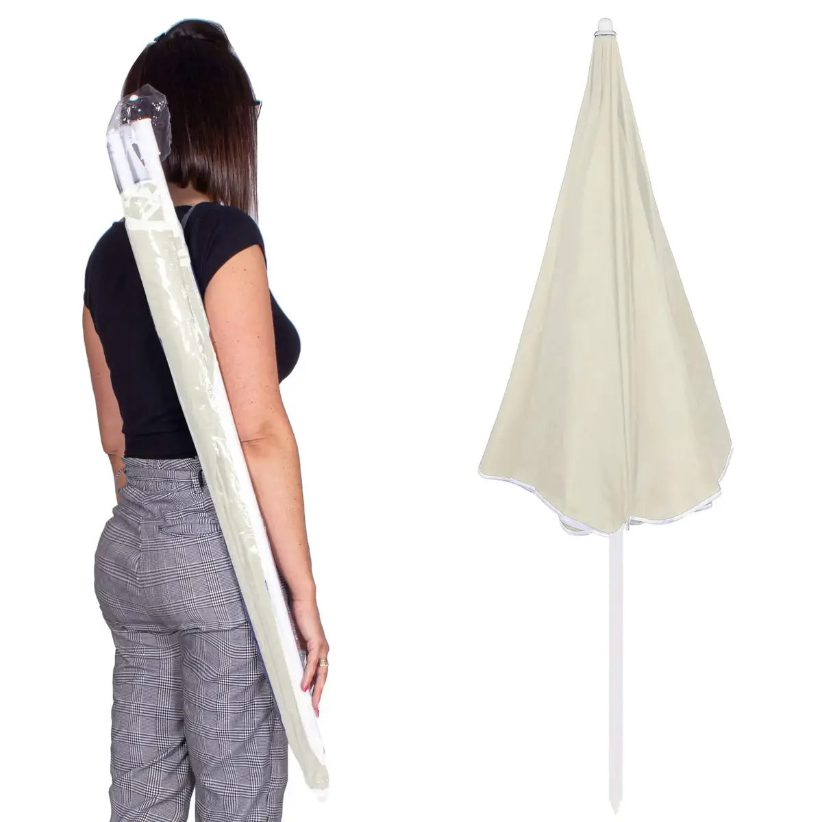 Beach umbrella Springos BU0024 160 cm Photo 8
