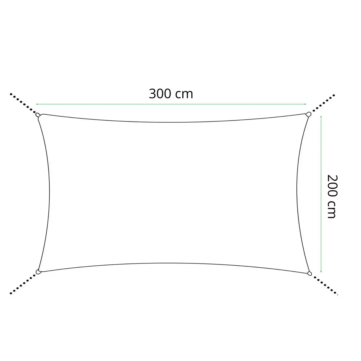 Sunshade Springos SN0061 3 x 2 m Photo 2