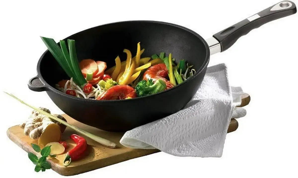 AMT GastroGuss I1136SEZ20B вок 36 см для индукции Photo 2