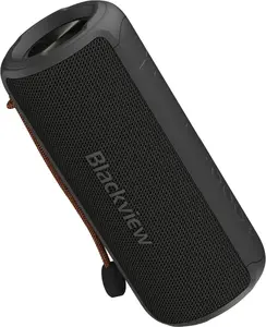 BLACKVIEW AuraBass 3 Bluetooth portable speaker, BT 5.3, TWS, 8-hour battery, IPX7 water resistant, black