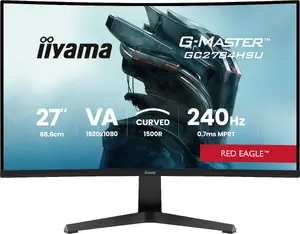 iiyama G-MASTER GC2784HSU-B1 27-дюймовый изогнутый игровой монитор Full HD 1920 x 1080 VA 240 Гц ЖК Черный