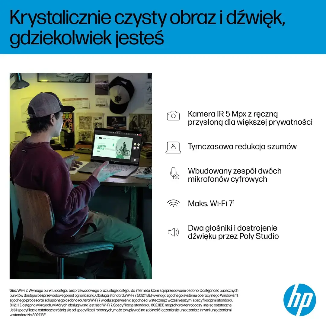 HP OmniBook X Flip 16-ar0016nw — ноутбук Ryzen AI 5 340 Photo 13