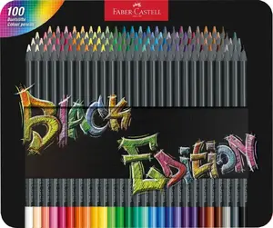 Colour pencil set Faber-Castell 116490 — Watercolour pencils, assorted colours, 100 pcs