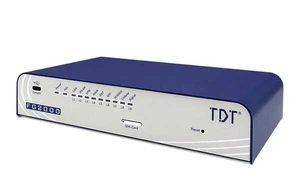 TDT FG2000 проводной роутер 2.5GbE Photo 2