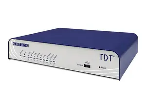 Router TDT NG2000-D wired 2.5 Gigabit Ethernet, 4x RJ-45, metal housing, Grey/Blue