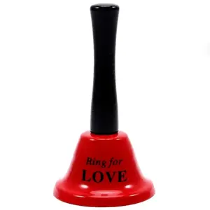 Ручной колокольчик Diablo Picante Red 'Ring for Love' — механический, компактный, без батареек