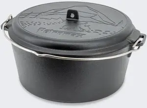 Cast Iron Dutch Oven Robens Petromax Dutch Oven Essential 55 – cast iron cookware, model FT6-T-ESSENTIAL