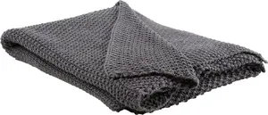 Blanket Beliani ASAKA 130 x 180 cm, gray