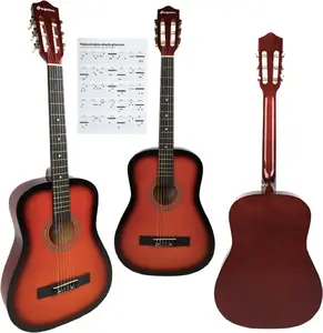 Classical Guitar Salvador Cortez SUPRIMO CGS1 SB 4/4 Sunburst – full-size nylon-string instrument