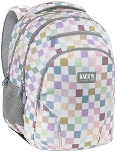 Backpack Derform PLB8W01 — school backpack with single zipper, 5 compartments, model Backup