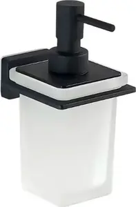 Soap dispenser Sourcing ATENA SOAP DISPENSER MATT BLACK — wall-mounted liquid soap dispenser, matt black finish