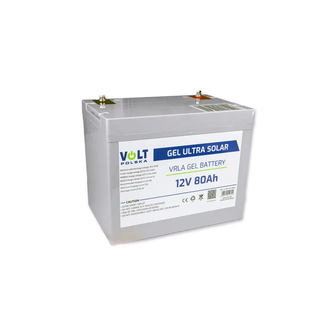 Volt VPRO Gel battery 12V 80Ah Photo 2