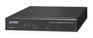 IP PBX system PLANET IPX-1102 — Asterisk-based, 100 users, multi-codec support (AMR/AMR-WB/G.711/G.722/G.726/G.729/OPUS/GSM)