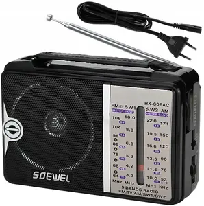 Portable AM Radio Retoo E659 — mains and battery-powered radio receiver