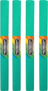 Crepe Paper STARPAK 50x200 cm turquoise, pack of 10 sheets
