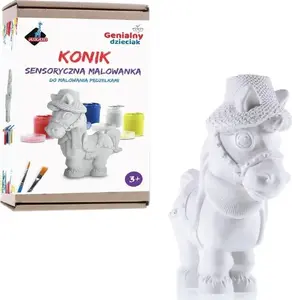ASKATO sensory coloring book 'Konik' — Askato Genialny dzieciak Malowanka sensoryczna