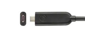 USB C uz USB C kabelis Kramer Electronics CLS-AOCU32/FF-35 USB 3.2 Gen 2 10 Gbit/s 10,7 m melns
