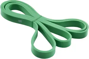 Резиновая петля Body Sculpture Powerband BB-104GR среднее сопротивление зелёная