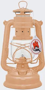 Nātrija/kerosīna vētru lampa Feuerhand 276 Soft Peach — Feuerhand 276-SOFTPEACH