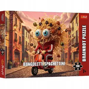 Пазл TREFL 200 элементов — Bungoletti Spaghettini (детский развивающий пазл)