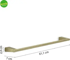 Towel Holder GEDY TONALE 60 cm Matt Gold