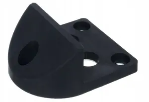 Gate stop PSG 61.191 screw-mounted with rubber coating (130x150, H65) by PSG