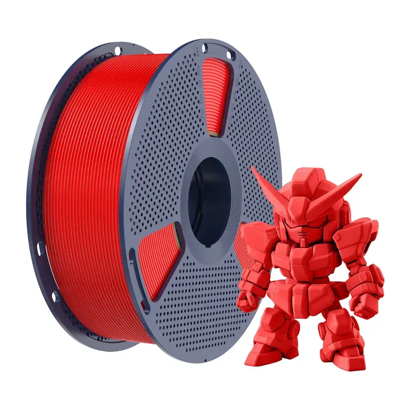Sunlu PLA+ 2.0 pavediens (sarkans) 3D printeriem Photo 2