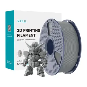 PLA+ 2.0 Filament Gray — Sunlu 3D Printing Filament, PLA+ Material, Compatible with FDM Printers