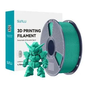 Filaments Sunlu PLA+ 2.0 Grass Green priekš 3D drukāšanas, PLA+ materiāls, 1.75 mm