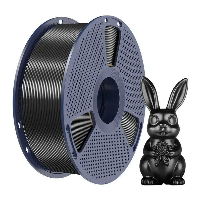 Sunlu PLA+ Silk filaments (melns) 1.75 mm Photo 2
