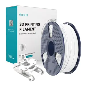 Sunlu ABS Filament White for 3D Printing, Sunlu ABS W, 1.75 mm