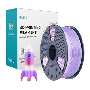 Sunlu PLA materiāls Rainbow 03 - PLA 1.75 mm spole FDM 3D printeriem, daudzkrāsains gradients