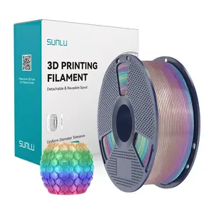 Sunlu PLA Transparent (Rainbow) 04 filaments – PLA 1.75 mm spole, caurspīdīga varavīksnes krāsa