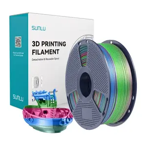 3D printer filament Sunlu PLA+ Silk (Rainbow) 06 — PLA+ silk blend, color: rainbow