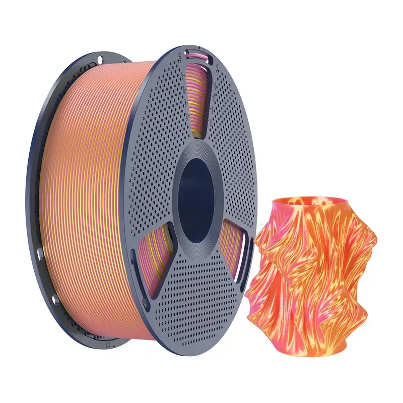 Sunlu PLA+ Silk Dual Color нитка Розовый и Золотой Photo 2