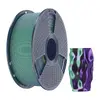 Sunlu PLA+ Silk divkrāsu filaments (zaļš/violets) Photo 2