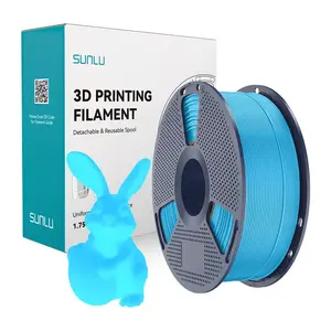 Filaments Sunlu PLA Glow In The Dark (zils) — Sunlu PLA Glow TB, gaismu absorbējošs PLA 3D drukai
