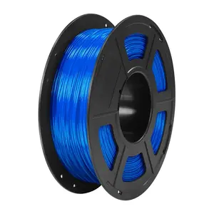 TPU Filament AnyCubic Transparent Blue 1 kg — flexible 3D printing material