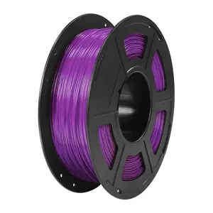 TPU Filament AnyCubic Transparent Purple 1 kg — Flexible 3D Printing Material