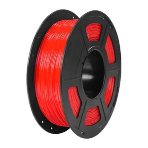 TPU Filament AnyCubic IPHTPCR-102 Transparent Red 1 kg, Flexible 3D Printing Material